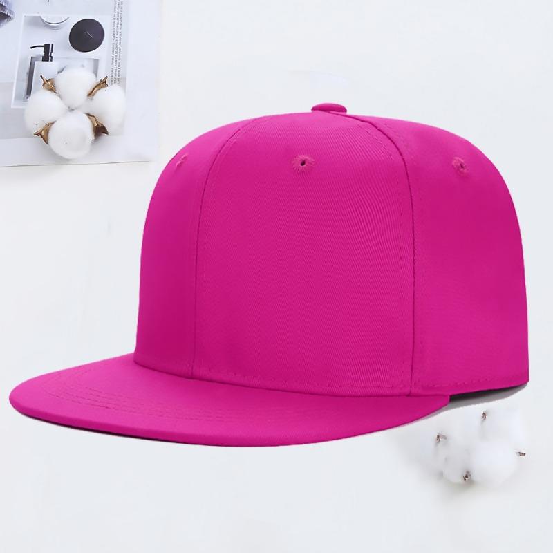 Hip Hop Flat Rim Hat Embroidery Summer Travel Shade Street Dance Flat Rim Hat Men