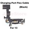 Ladeanschluss Flexkabel für iPhone 11 12 13 14 Pro Max Mini X XS XR USB-Ladegerät Dock-Anschluss Mit Mikrofonband Reparatur