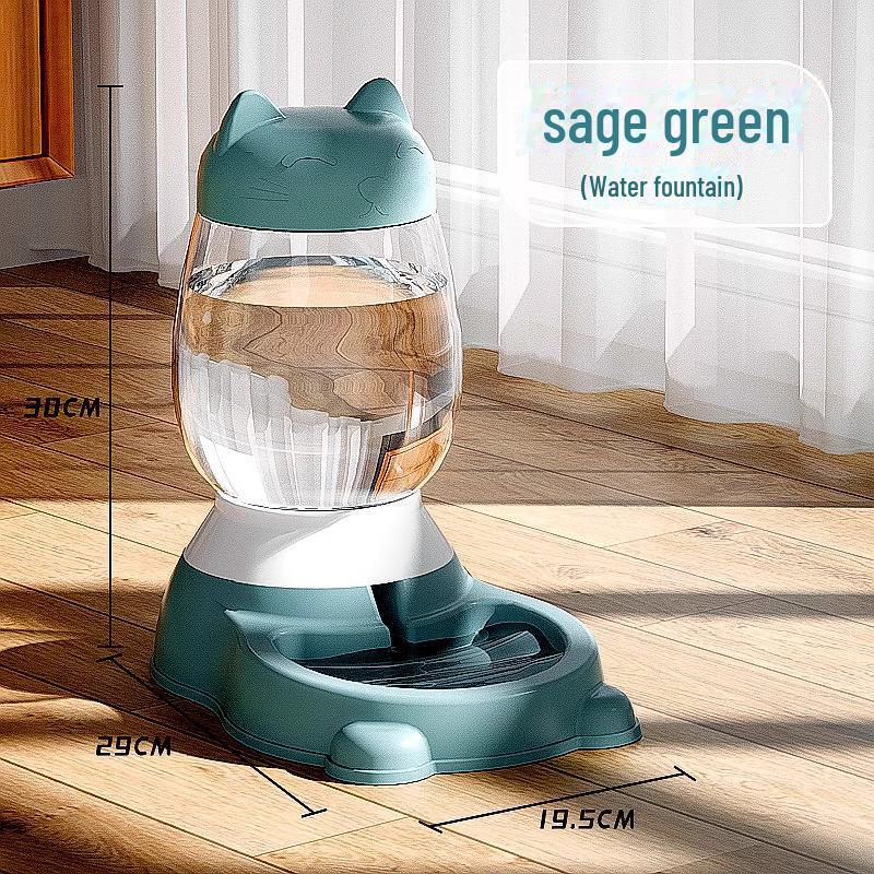 Automatická fontána s krmítkem pro domácí mazlíčky pro kočky a psy