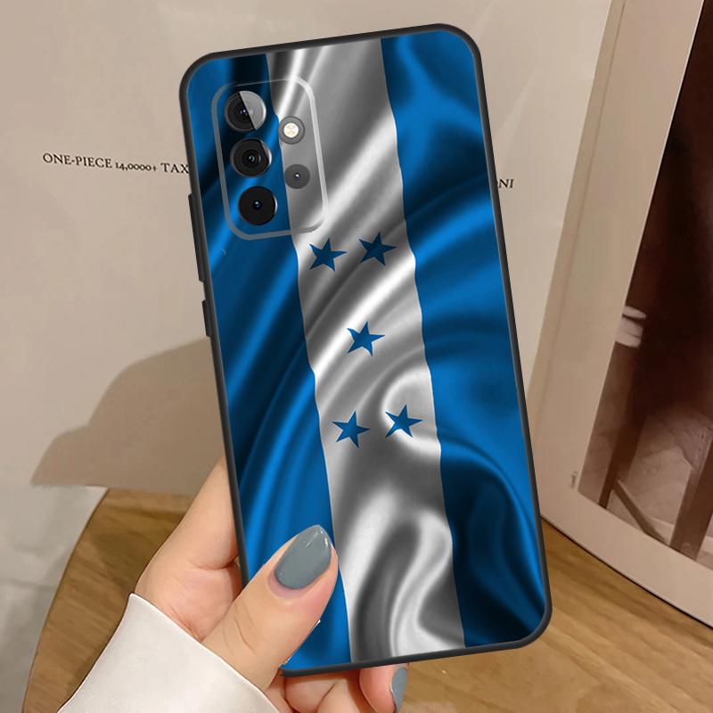 Honduras Flag Case For Samsung Galaxy A55 A35 A15 A14 A34 A54 A53 A33 A23 A13 A12 A32 A52 A51 A71 Cover