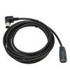 Flexible 5 Pin DIN Male To Female Adapter Cable Plug and Play Right Angle Adapter  Synthesizer