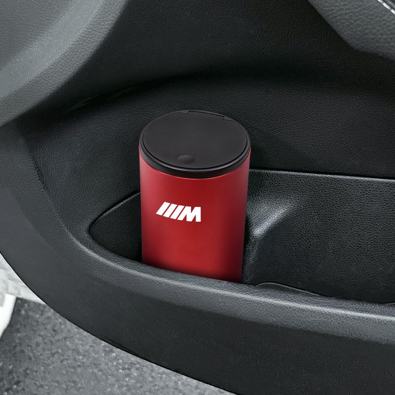 Aluminum Alloy Car Cup Holder Trash Can Ashtray For BMW M3 M4 M5 G42 G30 G20 E39 E36 E87 E53 F44 F07 F34 G15 G16 G23 G22 F30 F20