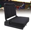  , Foldable, Portable Stadium Seat with Ergonomic Lumbar Support, 5   Angles, Quick Folding, Carrying Strap, Iron and