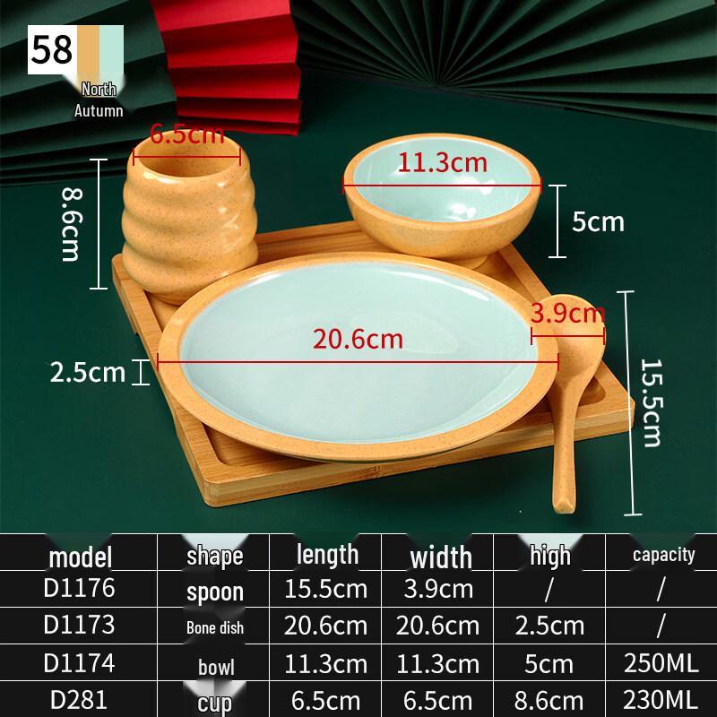 

Ru Han Melamine Commercial 4-Piece Dining Set