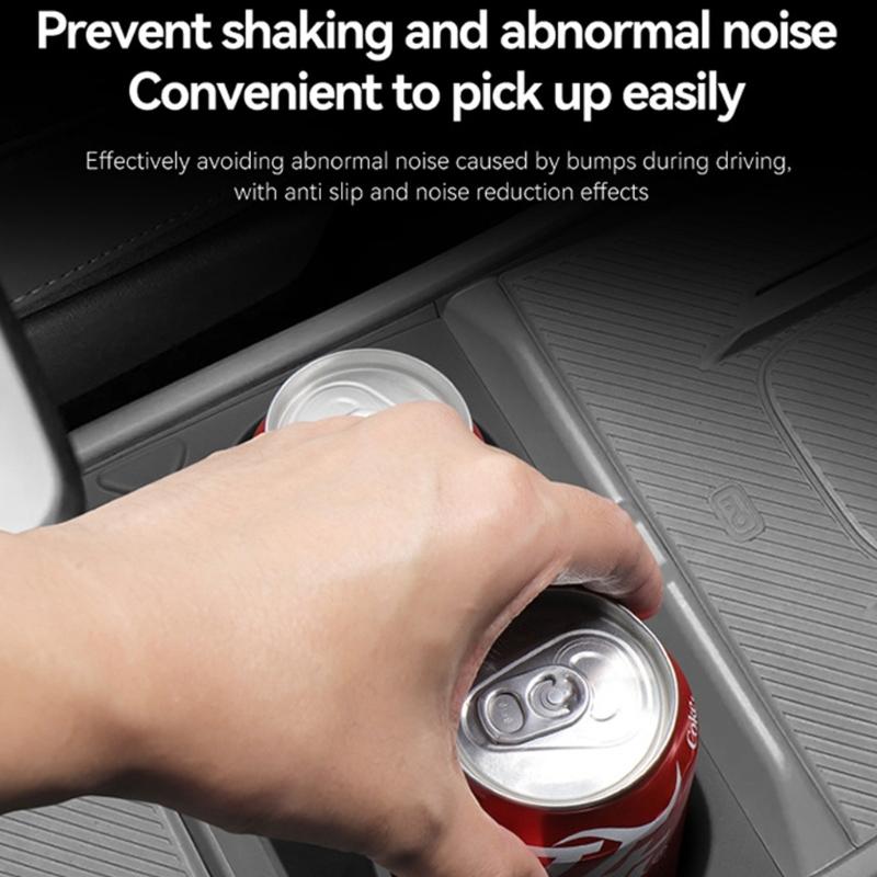 Central Control Beverage Holder Water Cup Holder for EV3 2024-2025 Cup Holders Auto Accessories Quick Installation