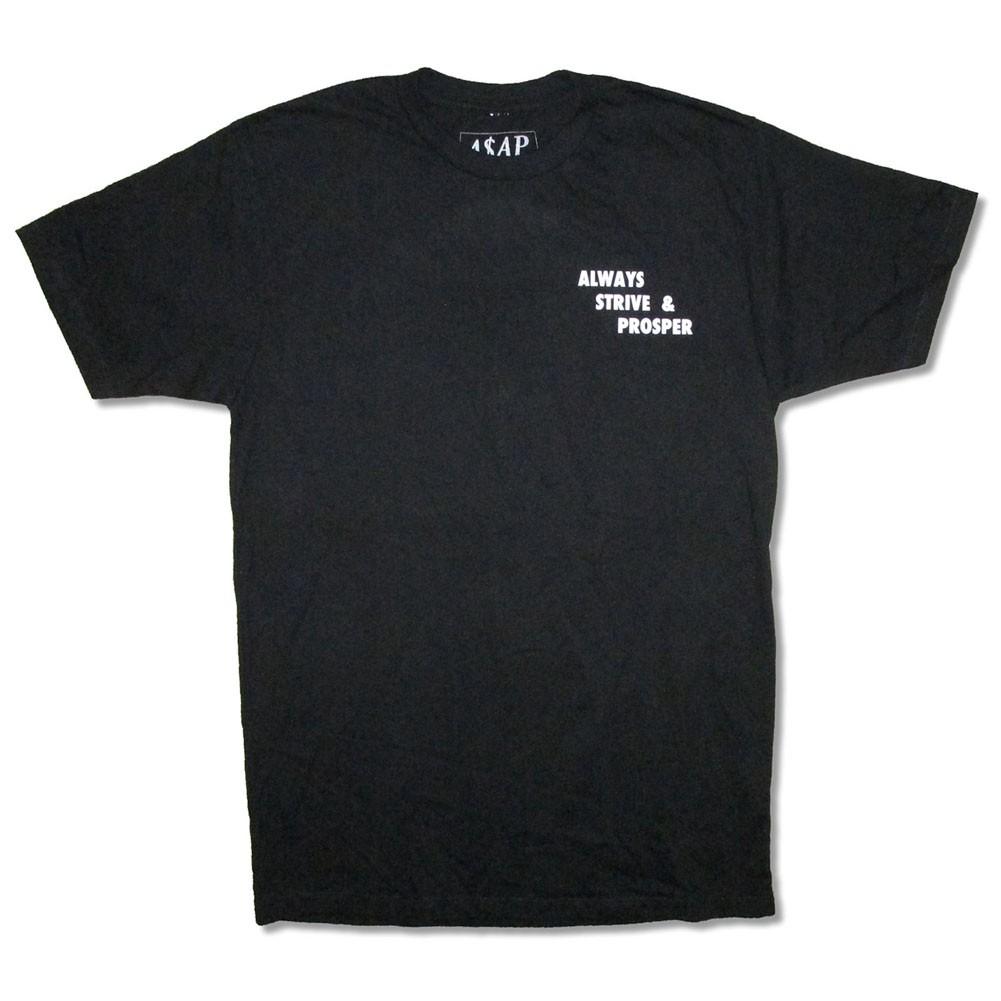 Men s ASAP Ferg Always Strive T-shirt Small Black 3XL