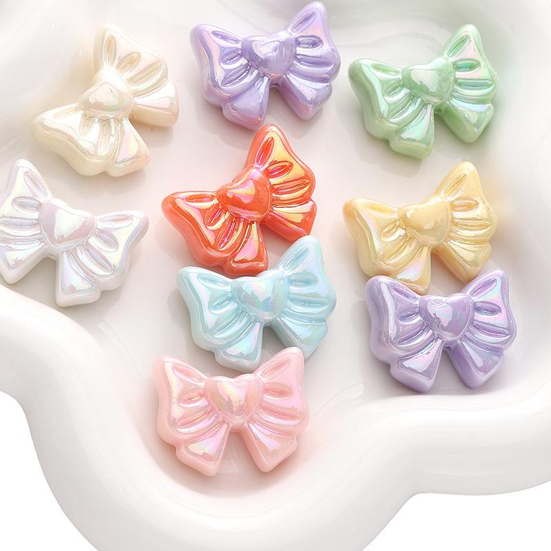 Acrylic AB Color Star Love Bow Bead Diy Handmade Beaded Bracelet Mobile Phone Chain Material