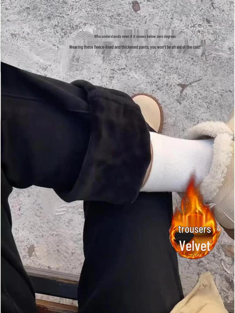 New Plus Size Black Wide Leg High Waist Jeans for Women - Slimming, Loose Drapey Fit, Autumn Wear