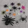 5-70Pcs Plastic Fake Spider Set Kids Trick Prank Toys Halloween Party Home Table Ornaments Indoor Outdoor Spider Web Decoration