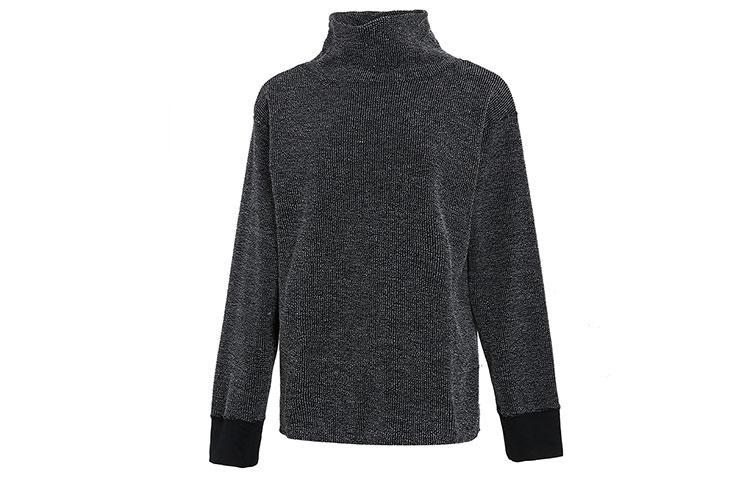 Nike Sweatshirts Women s Black Turtleneck Moderate Regular DD5825-010 L