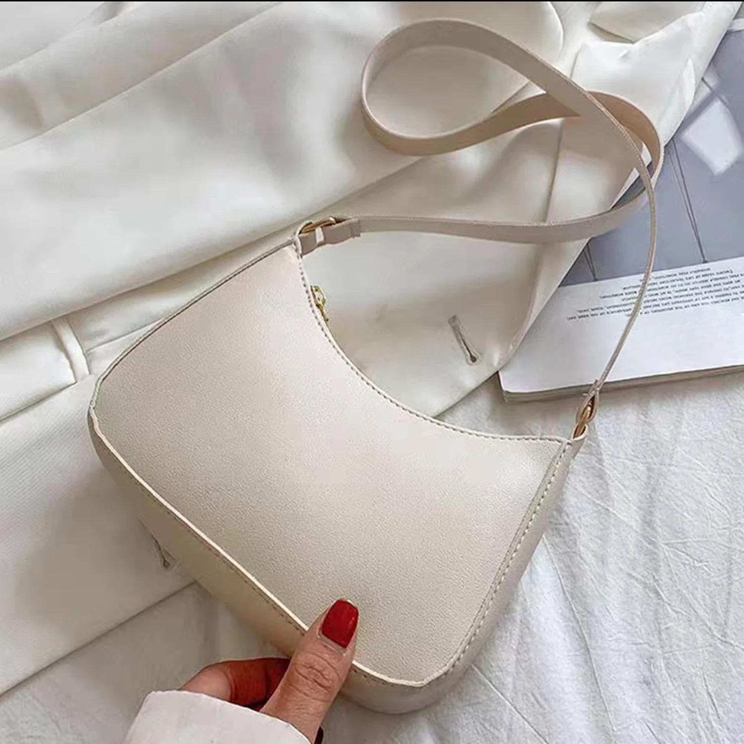 

Новая женская модная сумка в стиле ретро, чистая цветная сумка Macaron, маленькая квадратная сумка, сотни сумок через плечо, повседневные женские сумки белый