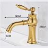 Gold Basin Faucet Chrome Torneiras Bathroom Faucet Sink Faucet Single Handle Hole Faucet Basin Taps Hot Cold Mixer Tap Crane