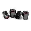 4Pcs Metal Car Styling For Audi Sline Quattro Q5 Q3 TT RS A6 Q7 A7 A1 A5 A4 S3 A8 A3 RS Wheel Tire Valve Caps Cover Accessories