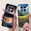 For Xiaomi Redmi Note 14 Pro 5G Case 2025 New Stylish Flower Soft Silicone TPU Phone Cover For Redmi Note 14 Pro+ Plus Protector
