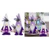 Eye Catching Lavender Gnomes Decors Handcrafts Figures for Spring and Summer