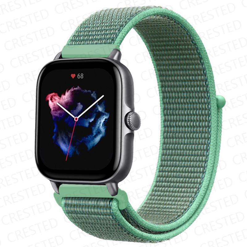 20mm 22mm Watch Band For Amazfit GTS/2/2e/4/3/mini GTR 4/2/3/Pro 47mm stratos 3 Nylon Bracelet pulseira correa Amazfit bip strap