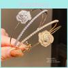 Copper Zircon Flower Double Layer Bracelet For Women Fashion Jewelry Spring 2026