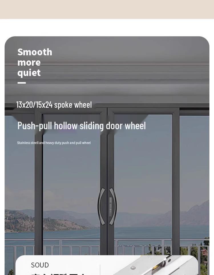 Rolka do drzwi przesuwnych z UPVC/Stopu aluminium do drzwi i okien szklanych