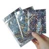 100 Pcs Glitter Heat Seal Aluminum Foil Ziplock Bags Flat Zip Lock  Package Bag Plastic Foil Zip Bags Free Shipping