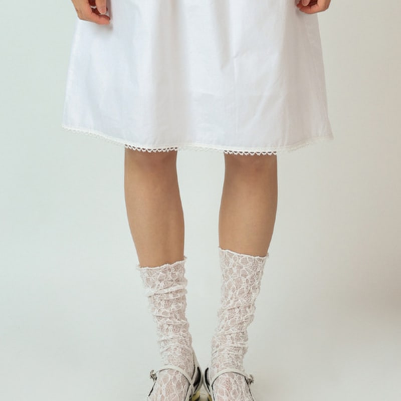 

URBANIA Frill Lace Socks DDA0058 black