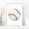 Baseball Bat Mitten Ball Poster Canvas Painting Print Sport Wall Art Picture for Living Room Home Decor Mural Unframed