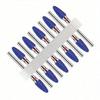 10pc/Set Ceramic Milling Cutter Nail Drill Bits Burr Gel Polish Remove Tools Cuticle Electric Manicure Files Kit Accessories