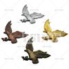 3D Flying Male Eagle Car Trunk Zinc Alloy Adhesive Badge Emblem Car Rear Body Tailgate Accessories Adhesive Styling Badge