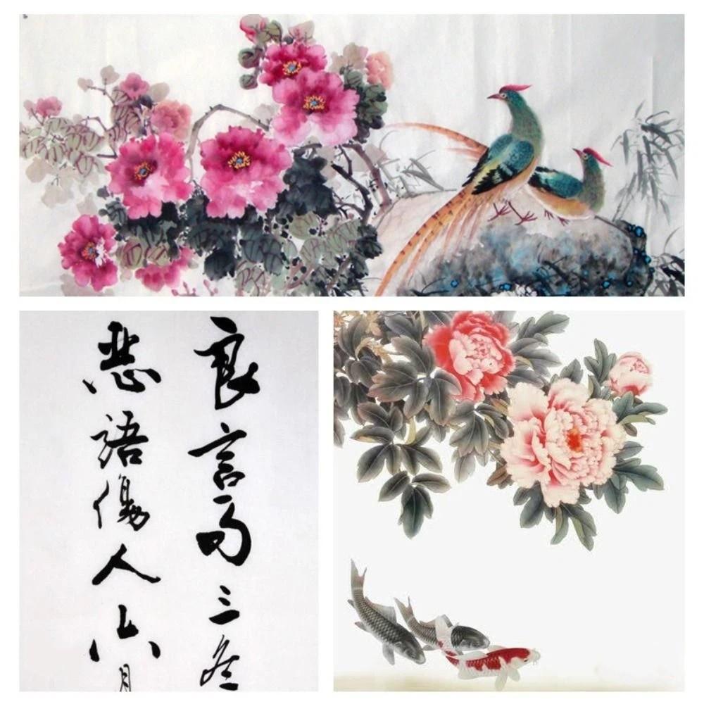 10pcs Thickened Xuan Paper Ink Wash Painting Chinese Painting Paper Rice Paper Chinese Calligraphy