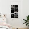 VidaXL Jewelry Cabinet with Mirror and LED Lighting Wall-Mounted White 353253