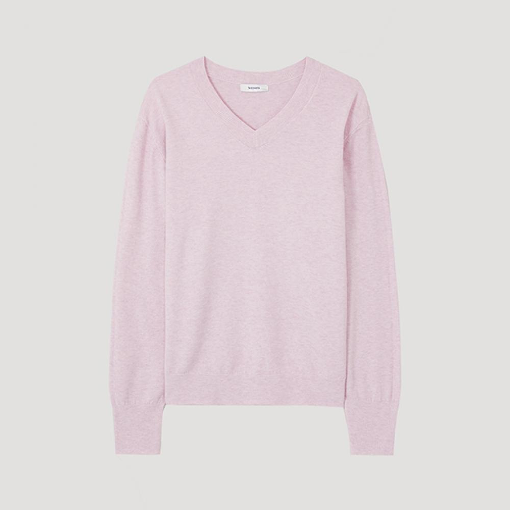 

She S miSS baSic V Neck Knit SSkpop12050 lV light violet/55