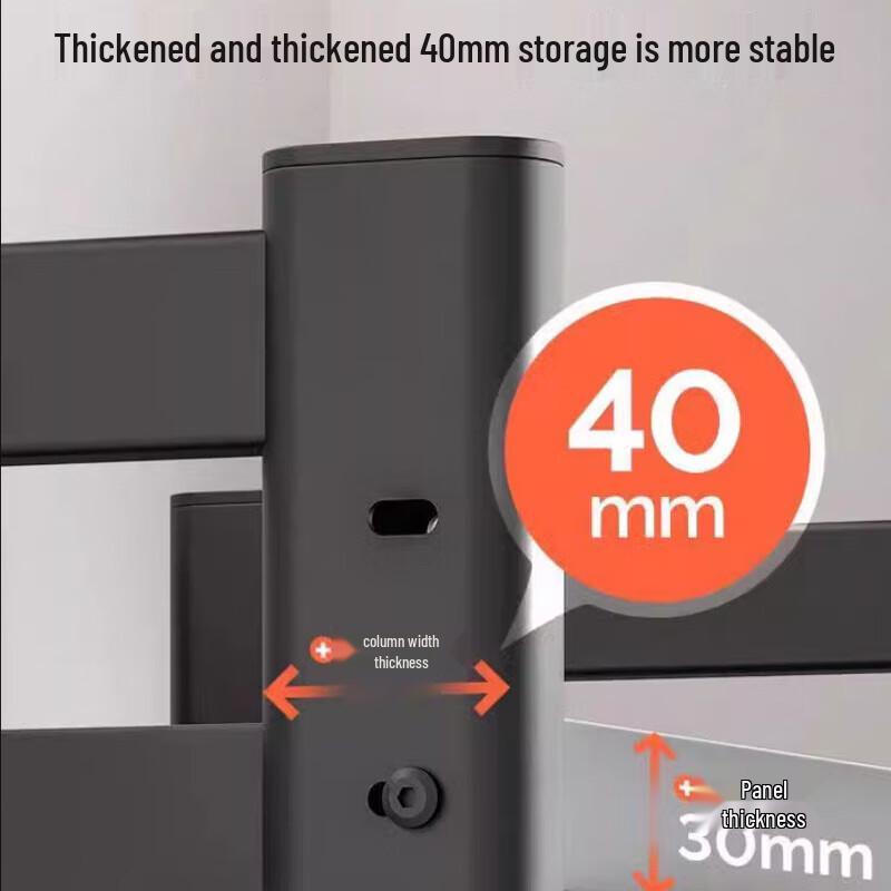 Extendable Double-Layer Countertop Microwave Oven Rack