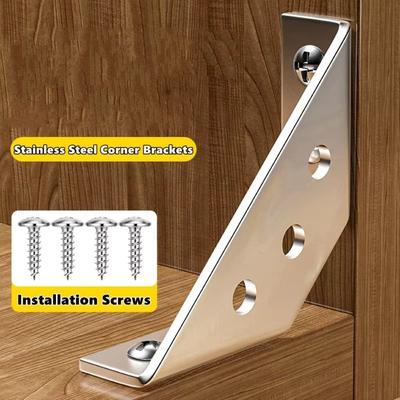 90 Degree Right Angle Brace Heavy Duty Corner Brace Universal Angle Brace  Cabinet Furniture