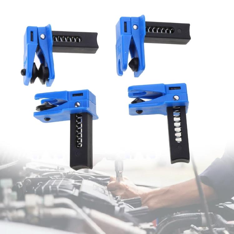 4Pcs Clamp Car Brake Oil Brake Clamp Pipe Plug Tool To Prevent Oil Spills