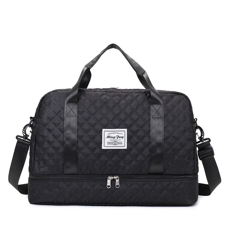 Lishen Large Capacity Quilted Travel Duffle Bag