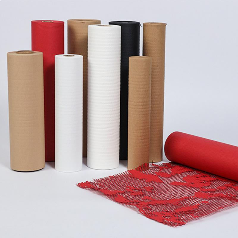 Kraft Honeycomb Paper Eco-friendly Biodegradable Honeycomb Paper Flower Bouquet Lining Wrapping Paper Gifts Gift Wrapping Paper
