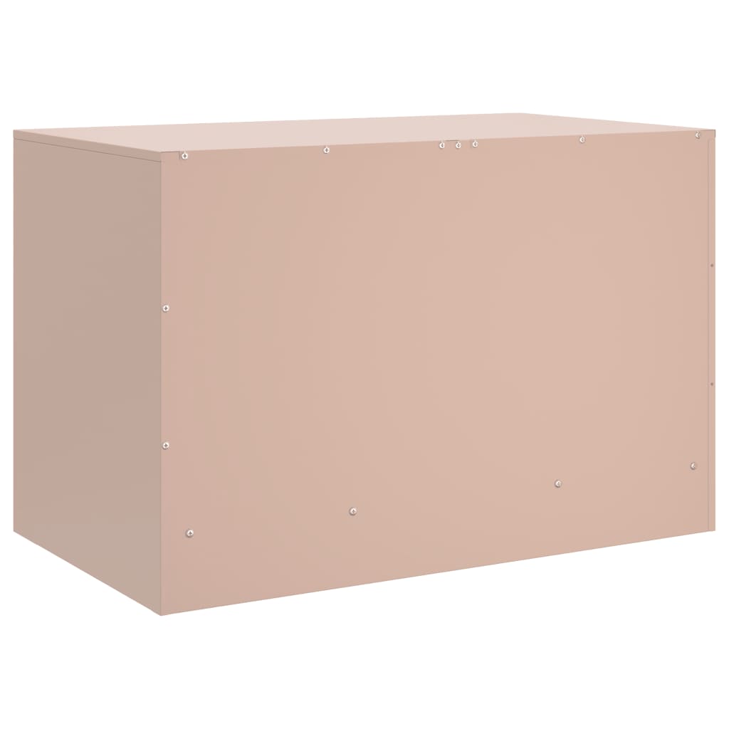 TV Stands (2 pcs) Pink 67 x 39 x 44 cm Steel