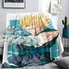 Dragon Ball characters Print Flannel Blanket,High quality Comfortable for All Seasons,Home Decor,Warmth and Comfort,Perfect for Christmas Gifts