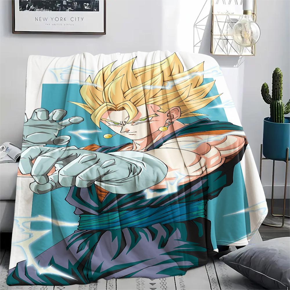 Dragon Ball characters Print Flannel Blanket,High quality Comfortable for All Seasons,Home Decor,Warmth and Comfort,Perfect for Christmas Gifts