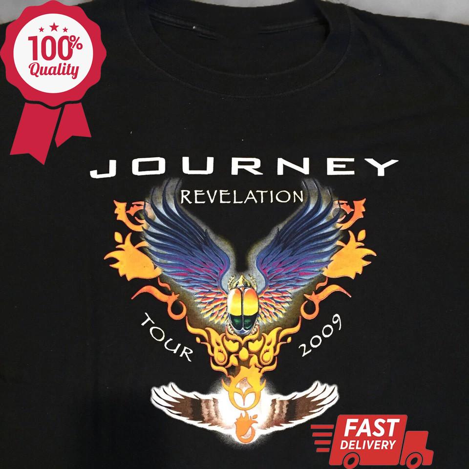 Journey Band Revelation Tour T-Shirt Unisex Cotton Tee For Men S To 5XL Unisex T-Shirt L