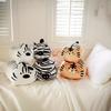 Tiger Creative Zebra Shaped Plush Toy Cushion Pp Cotton Kids Birthday Decor Gift