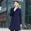 Women's Mid-Length Padded Wool Blend Coat
