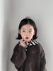 Korean Striped Color Block Children's Headscarf - Baby Warm Neck & Head Wrap Hat