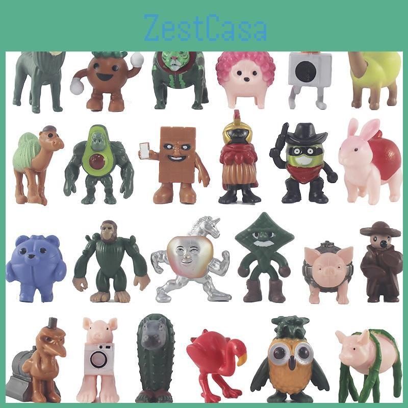 Tungtung Wooden Sahur Stick Figures Collector Toy Set Pvc Material Children