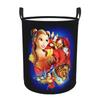 Beauty And The Beast Laundry Hamper Large Storage Basket Romantic Fantasy Song And Dance Movies Girls Boys Toy Organizer