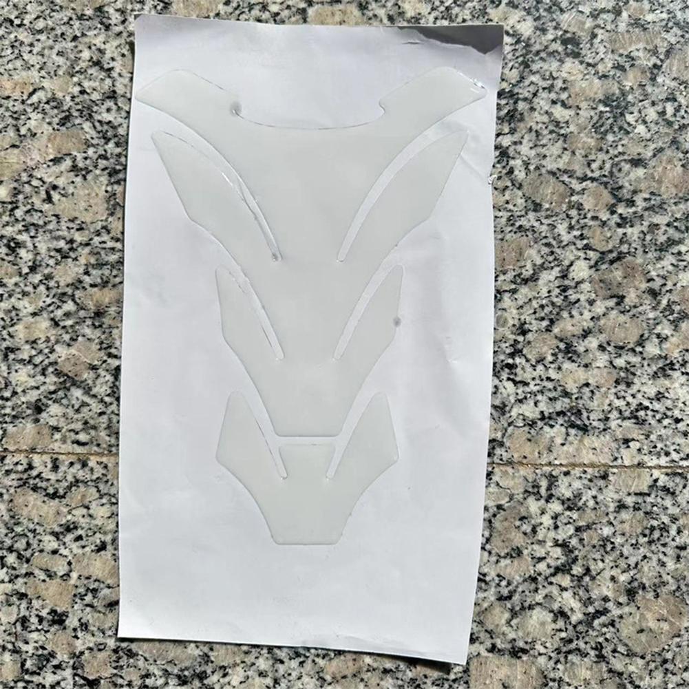 Transparent Motorcycle Oil Tank Decal Fishbone Type Thickened Waterproof Sticke Durable Emblem for Motorcycle Riders