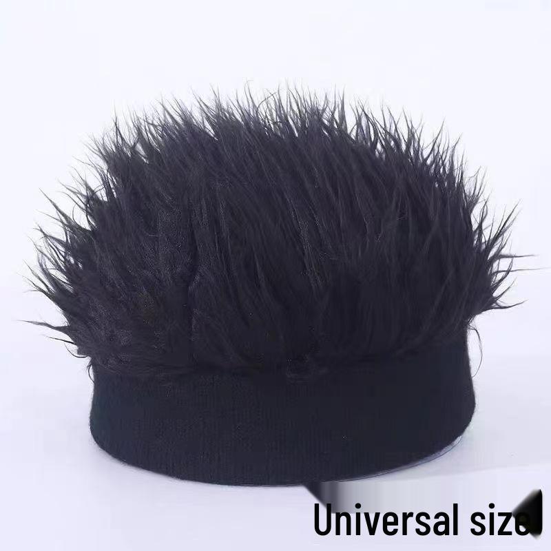 Men's Retro Brimless Knit Hat: Autumn & Winter Trendy Street Style
