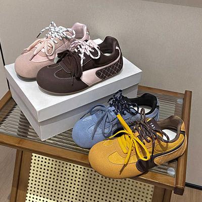 Modne jesienne trampki z okrągłym noskiem dla kobiet Oferta Codzienne Duże Rozmiary 44 45 46 47 Buty Wysoka Jakość Sportowe Specjalne Oferty Luks