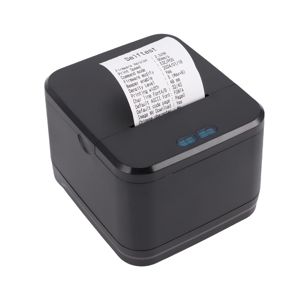58MM Thermal Receipt Printer Wireless Printing Machine Bluetooth+USB+LAN Interface Compatible with Win Android IOS for
