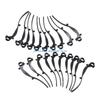 Y5GD 20Pcs Gutter Brush Clamps Gutter Mesh Clips Anchors Plastic Outdoor Gutter Filter Clips for Yard Garden Garden