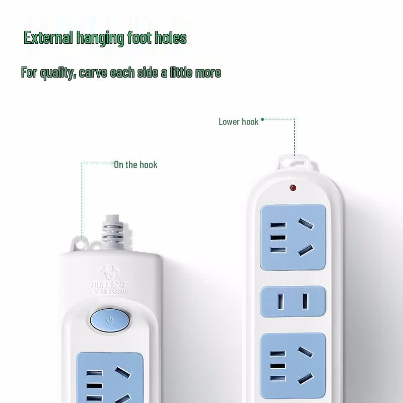 BULL New National Standard 3-Outlet Master Control Power Strip